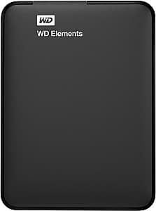 Hard disk extern WESTERN DIGITAL Elements Portable 1Tb Black (WDBUZG0010BBK)