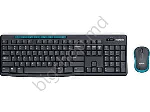 Набор Клавиатура + Мышь Logitech Wireless MK275 Multimedia Black/Blue