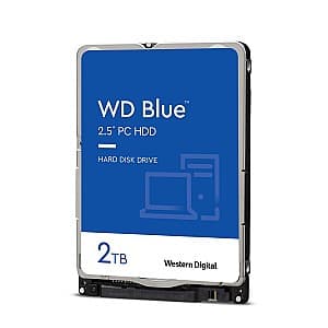 Жесткий диск (HDD) WESTERN DIGITAL 2.5 HDD 2TB WD20SPZX Blue™