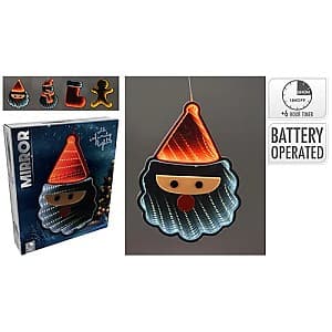 Decoratiune de Craciun Christmas Suvenir LED 3D suspendabil, 4 tipuri