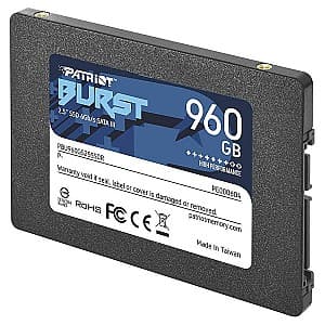 SSD накопитель PATRIOT Burst 960GB (PBE960GS25SSDR)