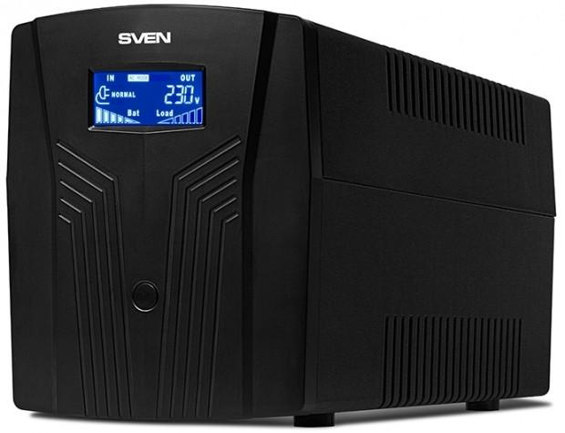 Источник бесперебойного питания SVEN Pro 1500 (LCD, USB)
