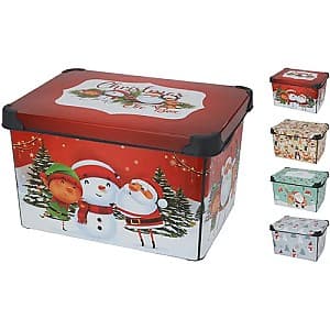 Корзина для игрушек Christmas 22л для рождественских украшений