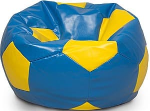 Fotoliu puf Because Ball Bean Bag Blue/Yellow