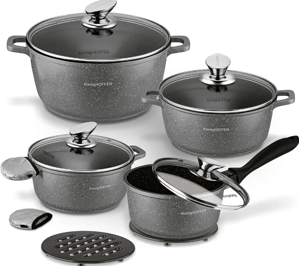 Set vase de gatit Konighoffer Pollo Grey 12pcs