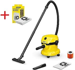 Aspirator industrial KARCHER WD 2 Plus V-12/4/18+Filtru Saci