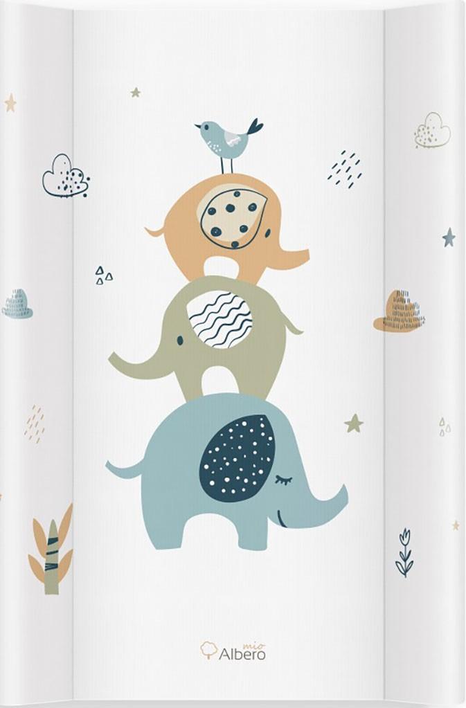 Пеленальный матрасик Albero Mio Elephants PT70 70x47 см