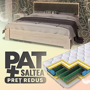 Pat Yasen Bari 1.6 m + Saltea Salt Confort Clasic 160x200