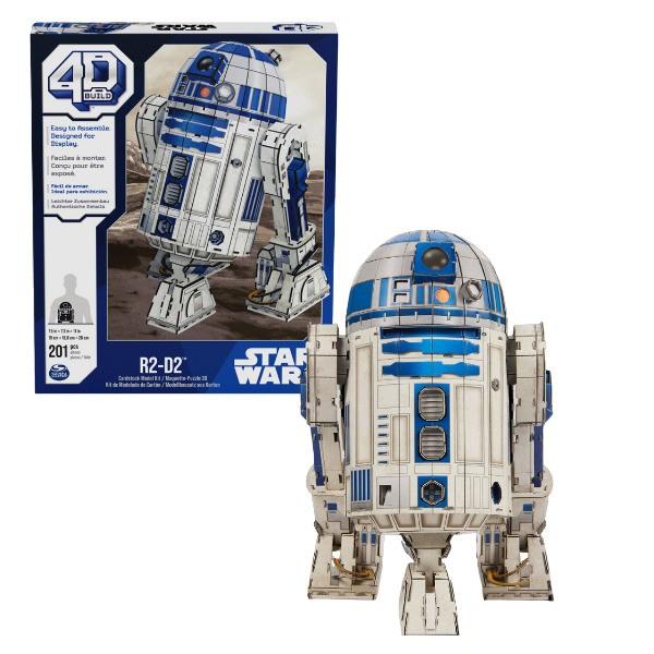 3D Puzzle Spin Master 4D Puzzle: Robotul R2D2