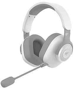 Casti gaming Havit H2230 White/Grey