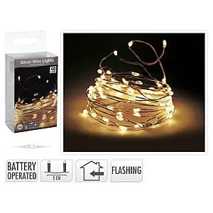 Luminite pentru brad Christmas Fir 8becuri flash, 3XAA