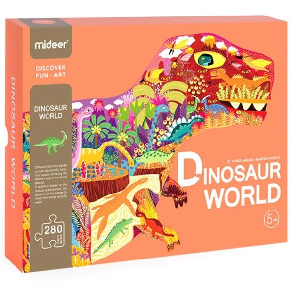 Puzzle Mideer „Lumea dinozaurilor”, 280 elem.