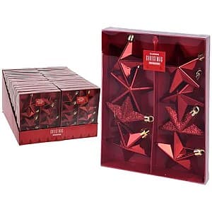 Игрушки для ёлки Christmas Звезда, 8Х65мм