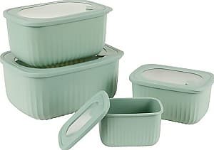 Set de recipiente alimentare Axentia 135984 Green 4pcs