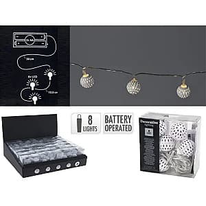 Luminite pentru brad Christmas Globuri D2.5cm, 2xAA