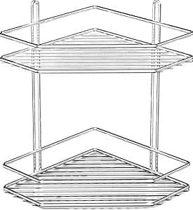 Полка для ванных комнат TEKNOTEL Chrome ES072