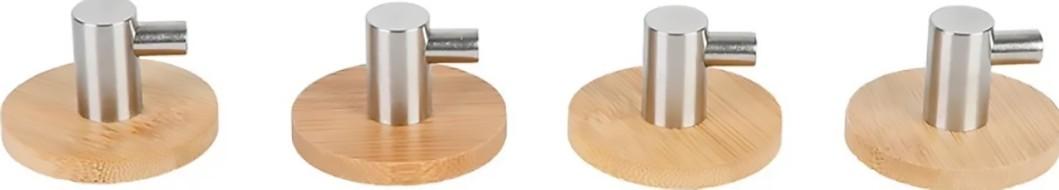 Cuier pentru baie prosoape Axentia Bonja 133877 4pcs