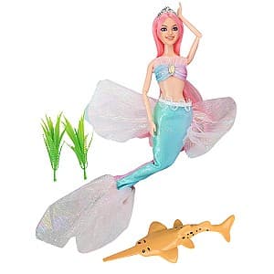 Papusa Essa Toys „Sirena cu animaluț de companie de mare” QJ137C