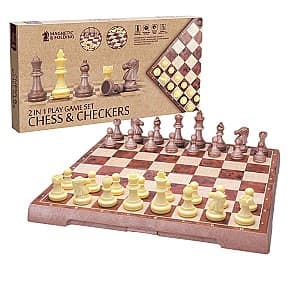Настольная игра Board Games Магнитные Шахматы и Шашки 2458