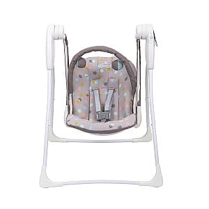 Шезлонг детский Graco Baby Delight Confetti Grey