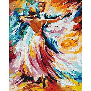 Tablou pe numere BrushMe Culori de vals 40*50 cm (în cutie) BS52217