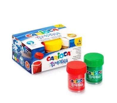 Guas CARIOCA Tempera 6buc x 25ml