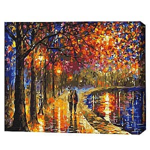 Tablou pe numere BrushMe Plimbare într-un parc luminat 40*50 cm (în cutie) BS51972