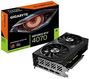 Игровая видеокарта Gigabyte RTX 4070 WINDFORCE 2X OC 12G (GV-N4070WF2OC-12GD)