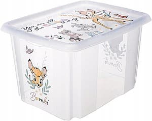 Cos pentru jucarii Keeeper Bambi Transparent (12238001) 30L