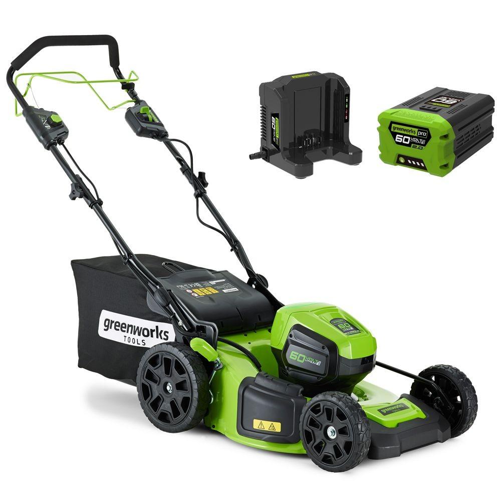 Газонокосилка Greenworks GD60LM46SP
