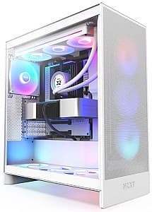 Корпус NZXT H7 Flow RGB White (CM-H72FW-R1)