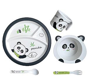 Set de vesela 4Play Panda 5pcs