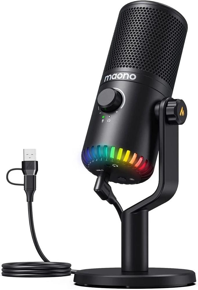 Микрофон Maono DM30RGB Black