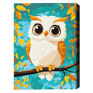 Tablou pe numere BrushMe Bufniță 30*40 сm (fără cutie) KBS0164FC