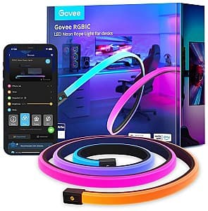 Умное освещение GOVEE RGBIC LED Neon Rope Light for Desks