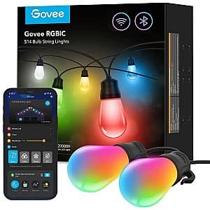 Iluminare inteligenta GOVEE RGBIC Smart Outdoor String Lights