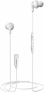 Casti Thomson In-Ear USB-C White