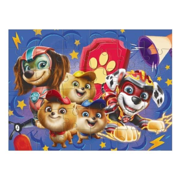 Puzzle Dodo „Păstrăm lumea în siguranță 2 în 1”, seria Patrula cățelușilor, 60 elem. (200573)