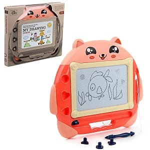 Tabla de scris pentru copii Essa Toys „Pisicuța” CJ6005-2M