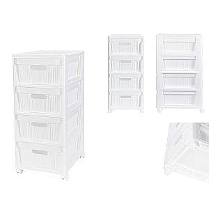 Комод Bytplast 4 секции Econova Velvet, на колесах