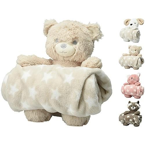 Мягкая игрушка Free&Easy Медведь с одеялом