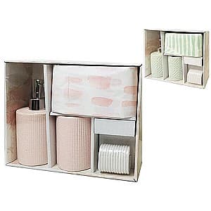 Set pentru baie Bathroom Solutions 3unit. + perdea 180X180cm, 3culori