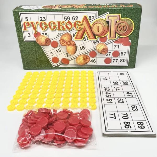 Joc de masa Essa Toys „Loto rusesc” 0134R-9