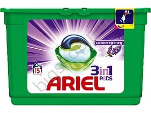 Средство для стирки Ariel 3 in 1 Pods Lavender Freshness 15 capsule