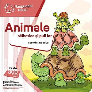 Carte educationala Raspundel Istetel Animale salbatice si puii lor