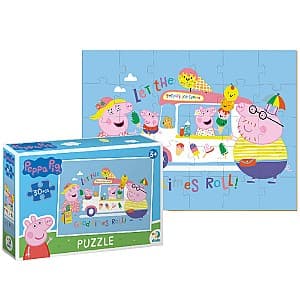 Puzzle Dodo „Înghețată de la Purcelușa Peppa”, seria Peppa Pig, 30 elem. 200302