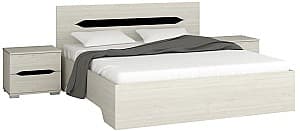 Set dormitor Marcel Valencia 120x200 Stejar Anchor Deschis (Bej)