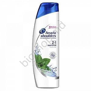 Шампунь для волос Head & Shoulders 400ml 2in1 MENTHOL