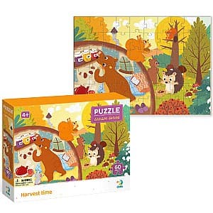 Puzzle Dodo „Recoltare în pădure”, seria Anotimpuri, 60 elem. 300413