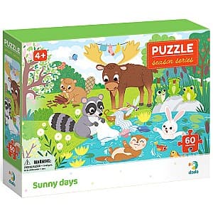 Puzzle Dodo „Zile cu soare”, seria Anotimpuri, 60 elem. 300412